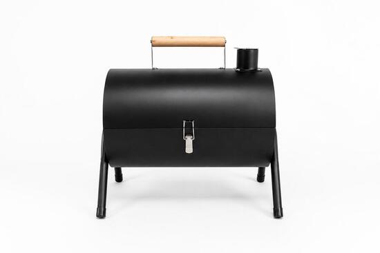 Barbecue Portable Style Fumoir Inuitz – Fer, Couvercle Verrouillable
