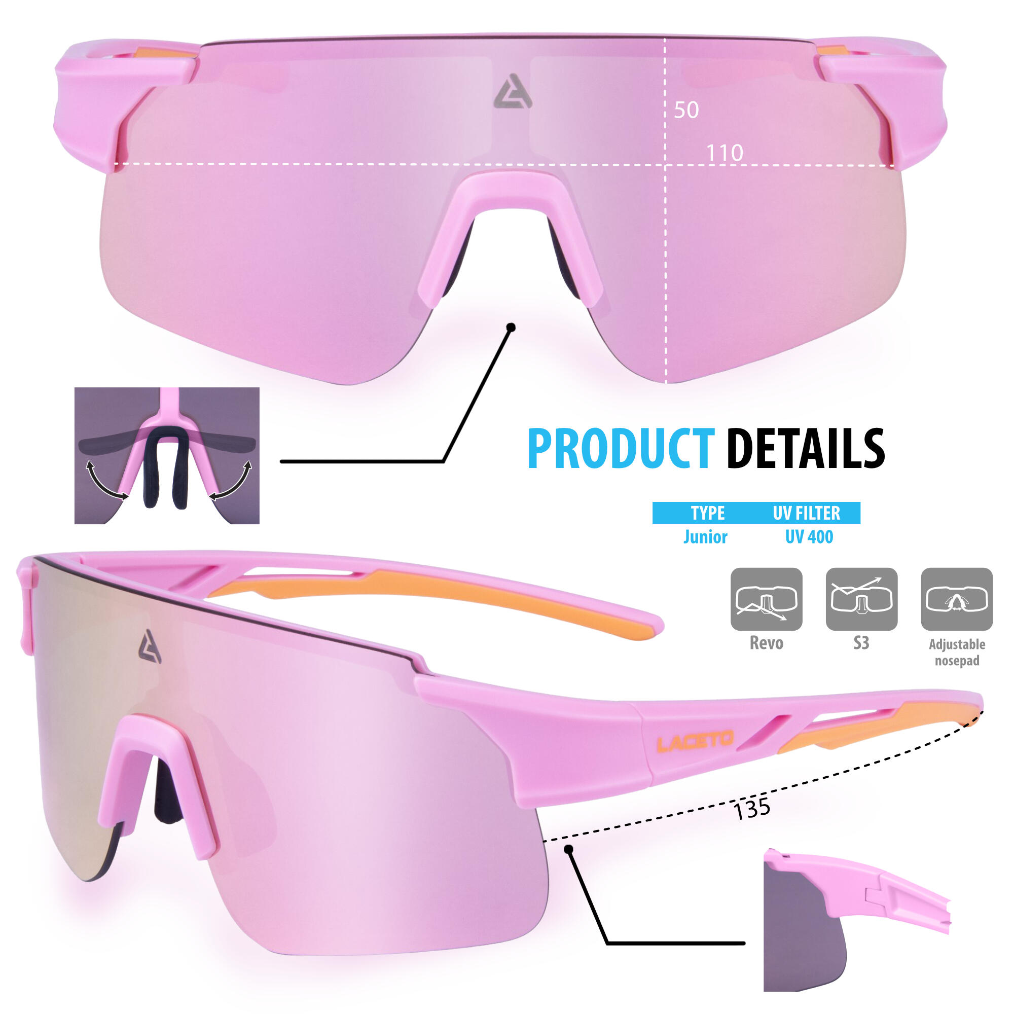 Lunettes de soleil ANVIL – Junior 5/5