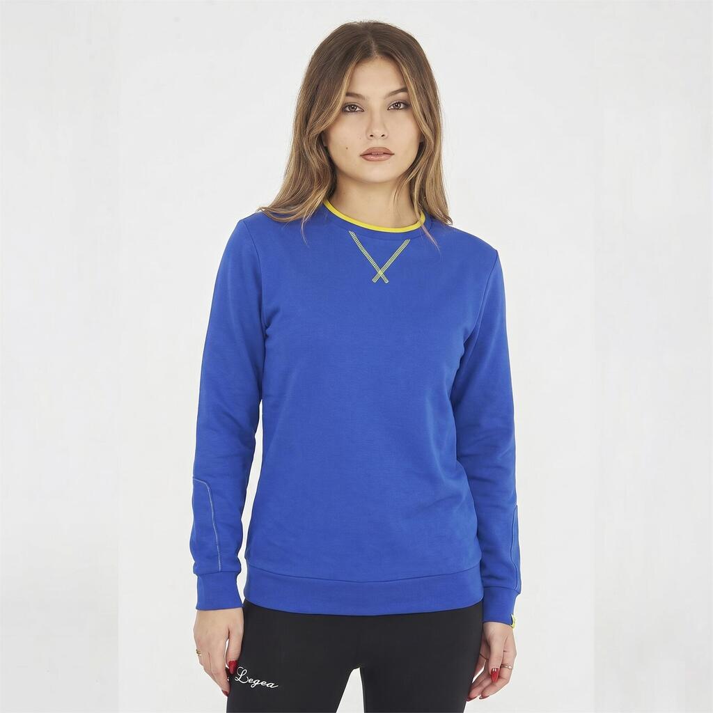 Women's Cotton Sweatshirt NEBI Blue