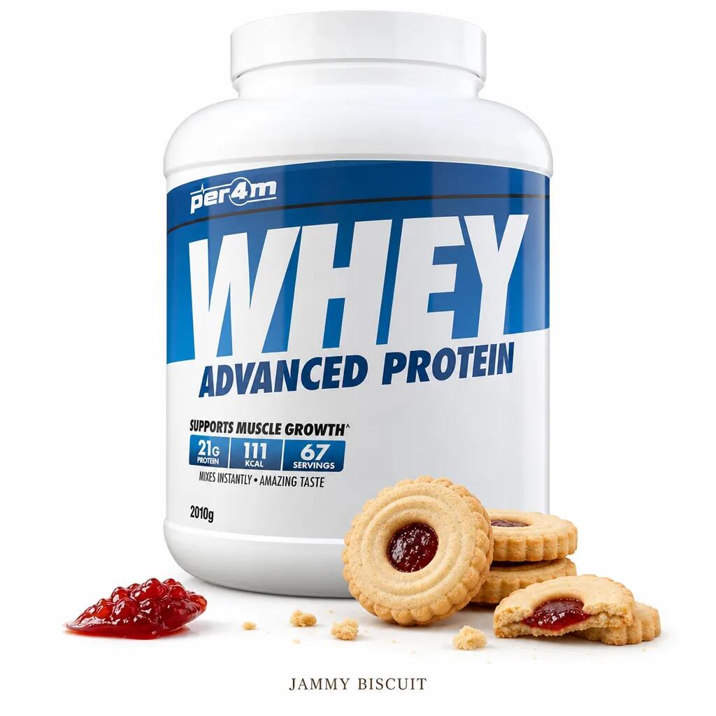 Per4m Whey Advanced Protein 900g jammy biscuit