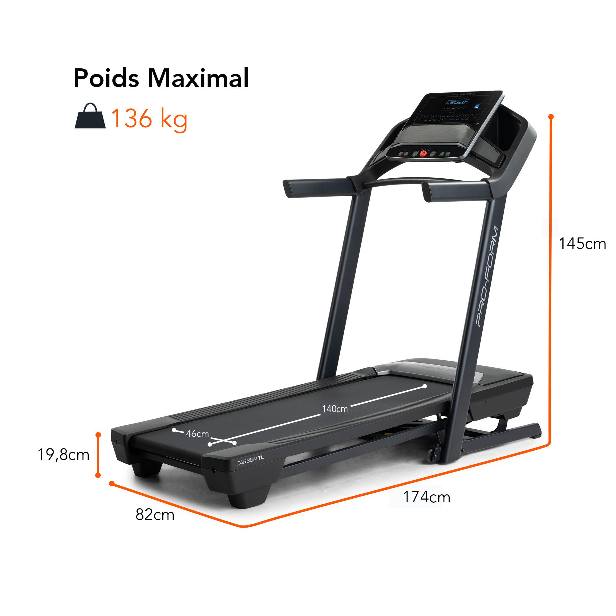 Tapis de course Carbon TL connecté iFIT / 16 km/h 5/7
