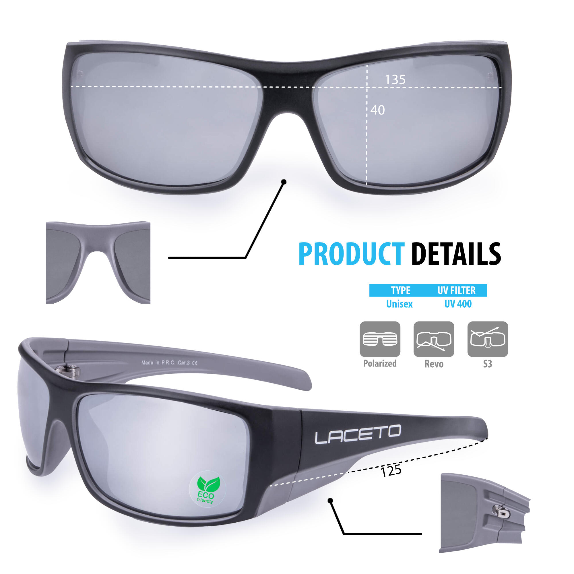 Gafas de sol polarizadas CARL ECO 5/5