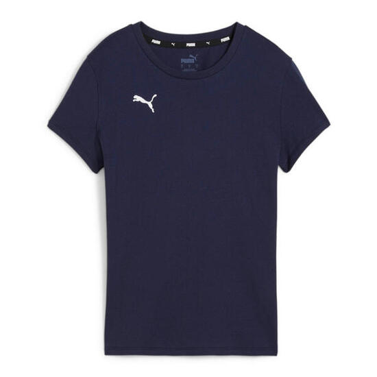 T‑shirt - voetbal/fitness - dames - regular fit, korte mouw - Teamgoal - marine