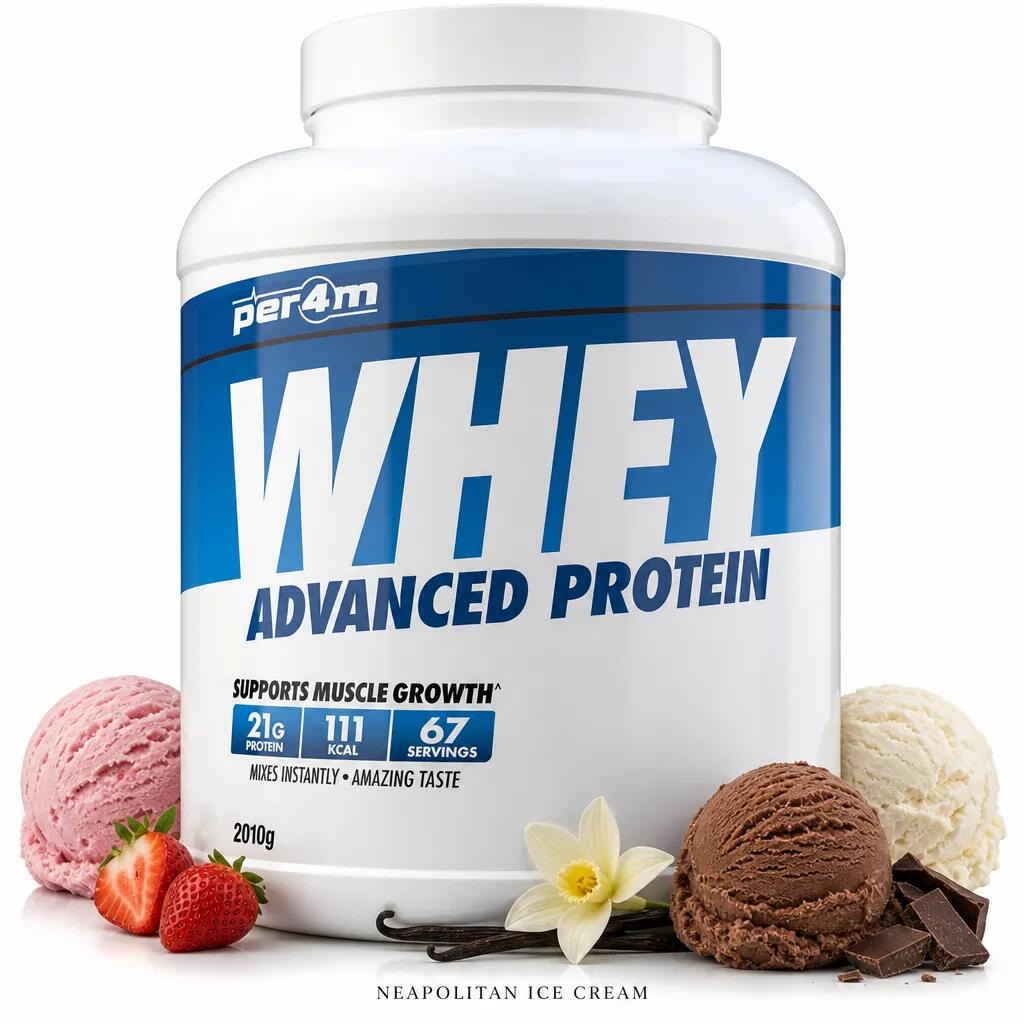 Per4m Whey Advanced Protein 900g neapolitan ice cream