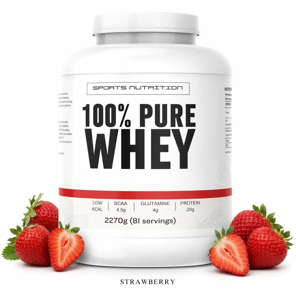 Sports Nutrition 100% Pure Whey 2270g strawberry