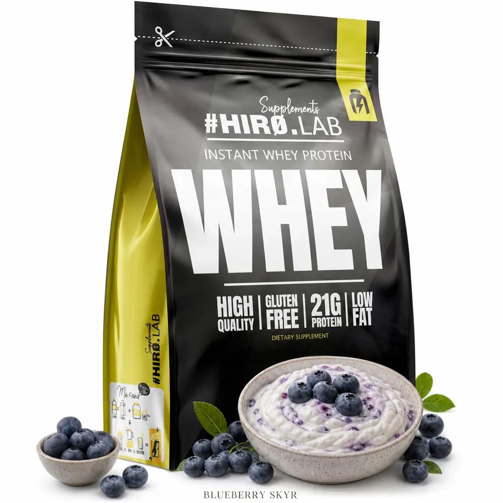 Hiro Lab Instant Whey Protein 750g blueberry skyr