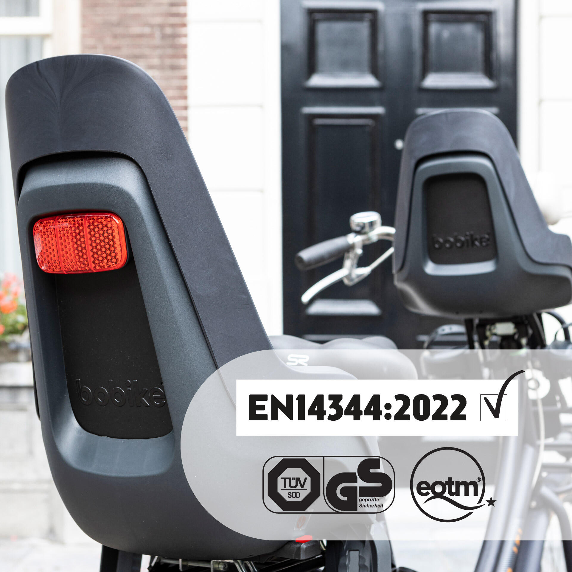 Cadeira Bicicleta Traseira Criança Quadro e Porta-Bagagem Eco 6/8