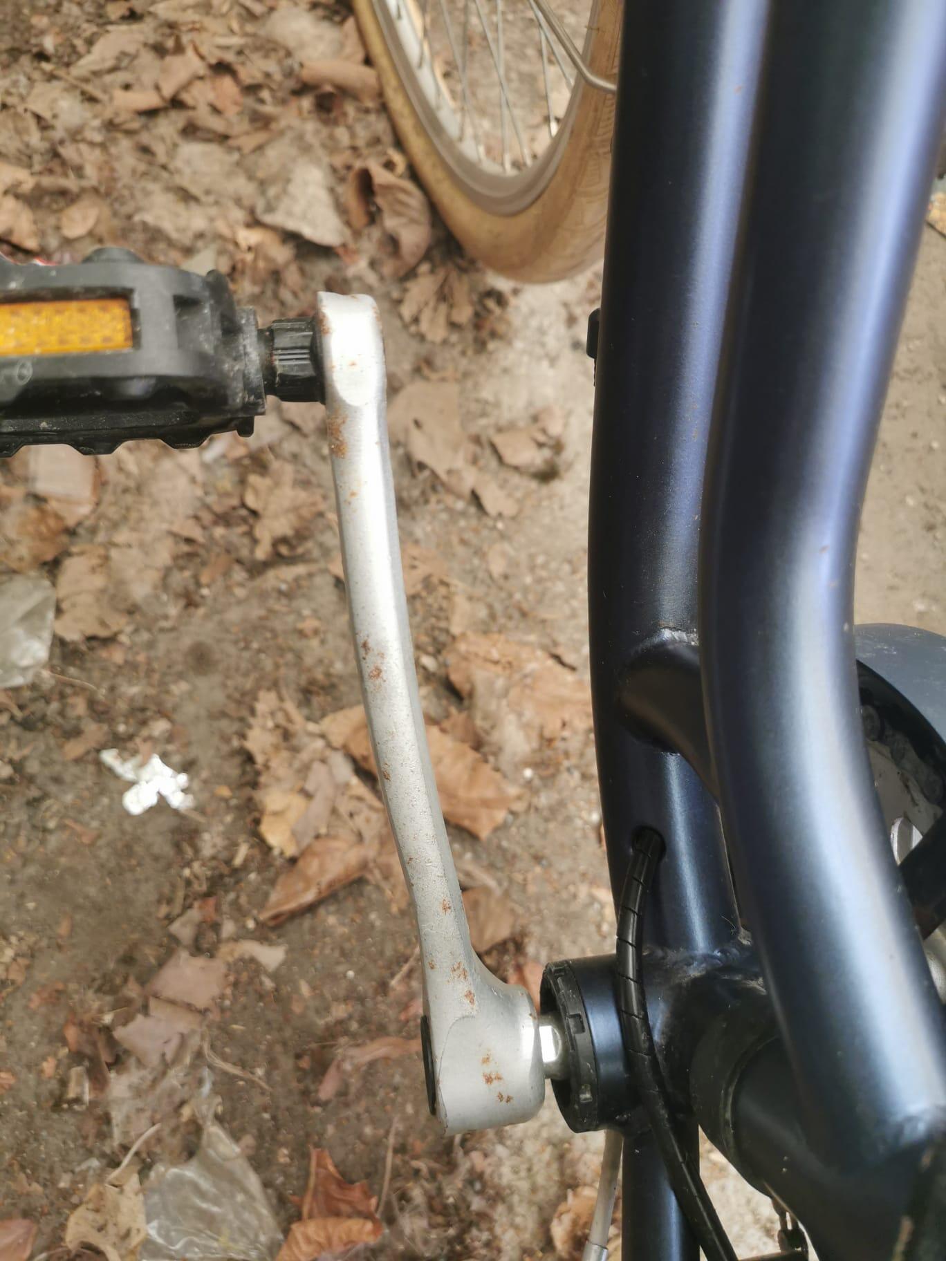 Tussen Particulieren - Stadsfiets 520 laag frame blauw - ELOPS 3/4