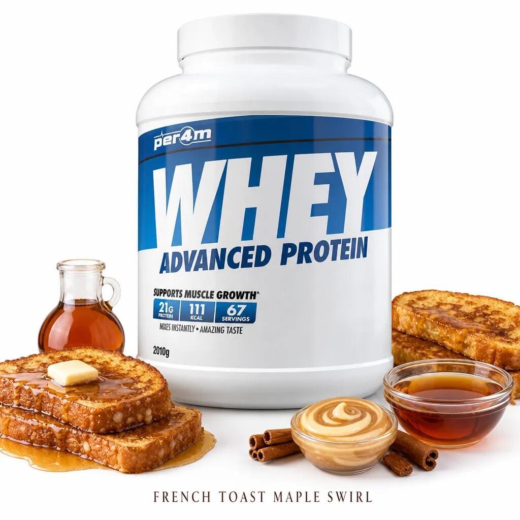 Per4m Whey Advanced Protein 900g french toast maple swirl