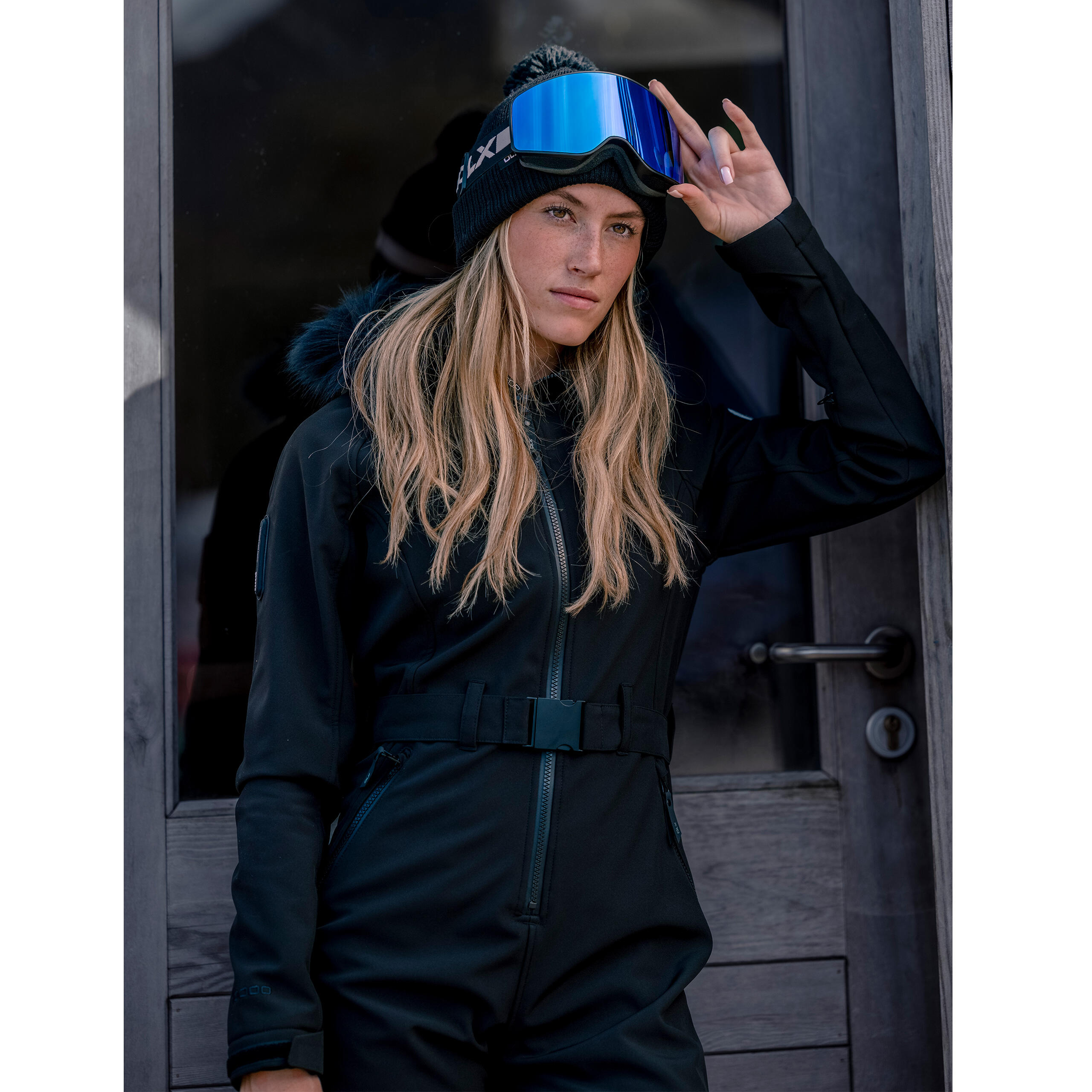 Dlx Valene - Fato de Esqui Dlx Feminino Preto 3/4