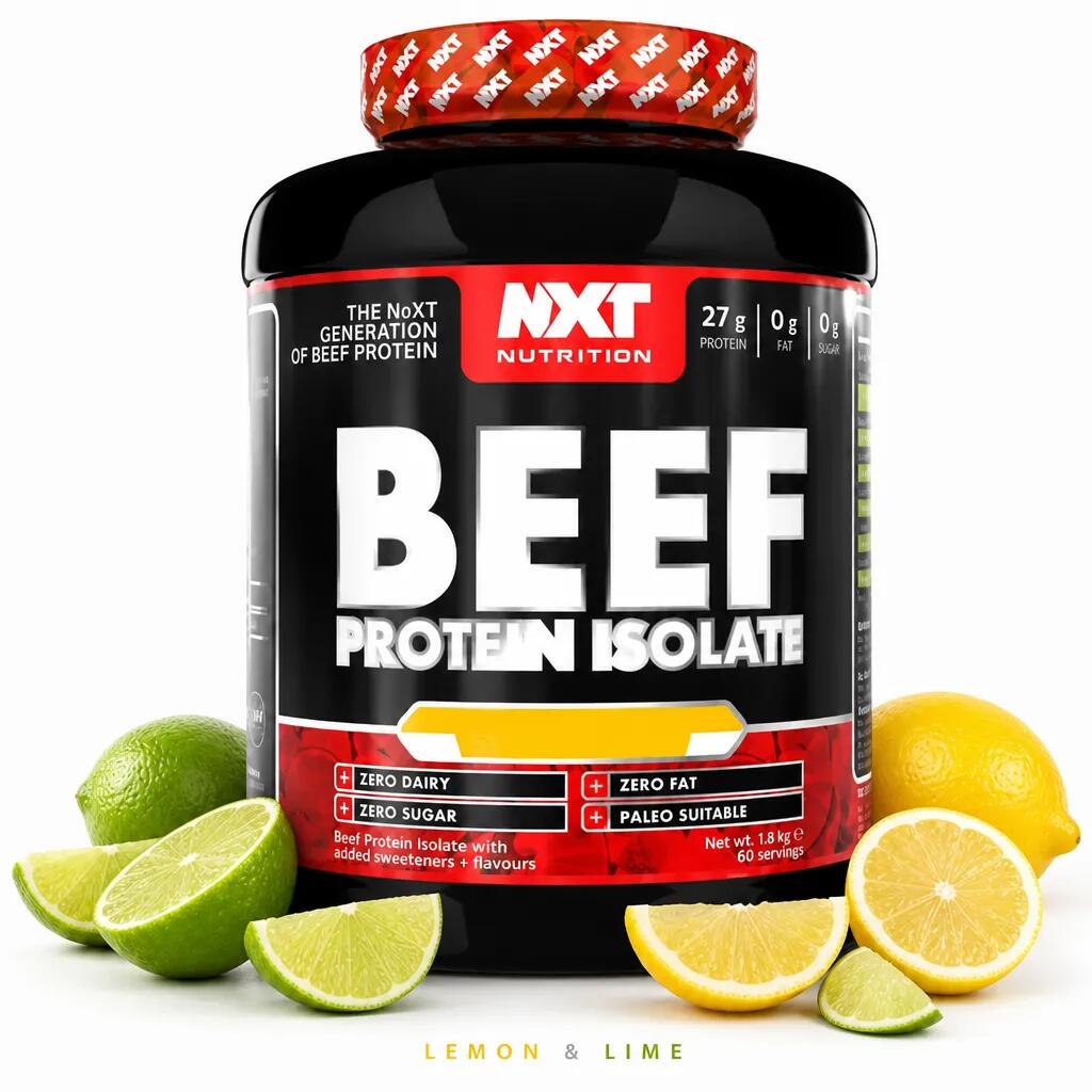 NXT Nutrition Beef Protein Isolate 1800g Lemon & Lime