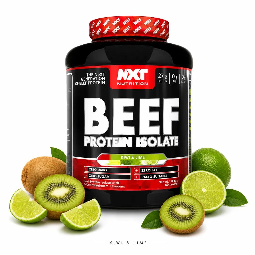 NXT Nutrition Beef Protein Isolate 1800g Kiwi & Lime