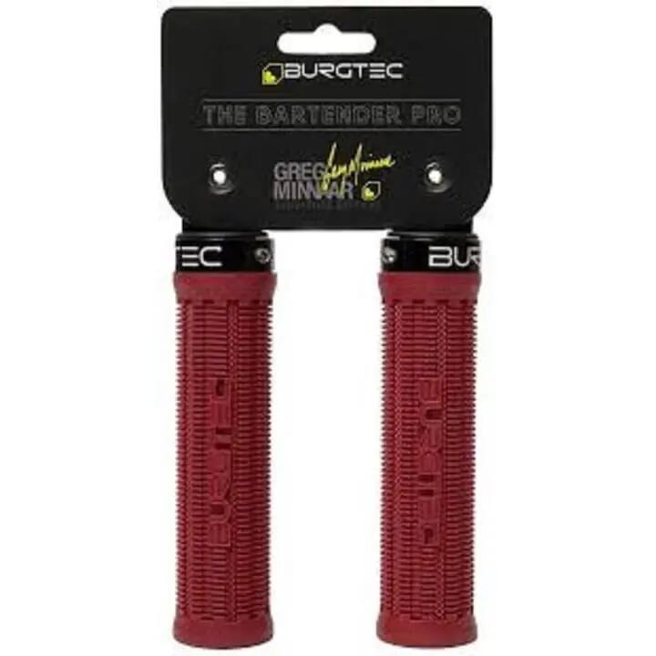 Puños Burgtec Bartender Pro Minnaar Single Lock-On Rojo 6/6