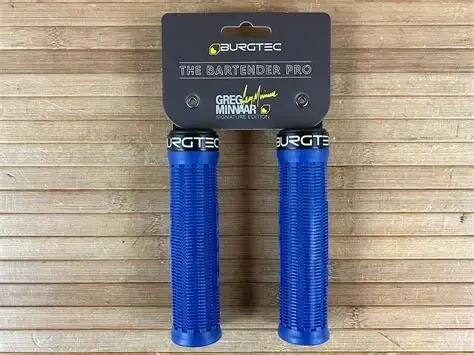 Puños Burgtec Bartender Pro Minnaar Single Lock-On Azul 3/4