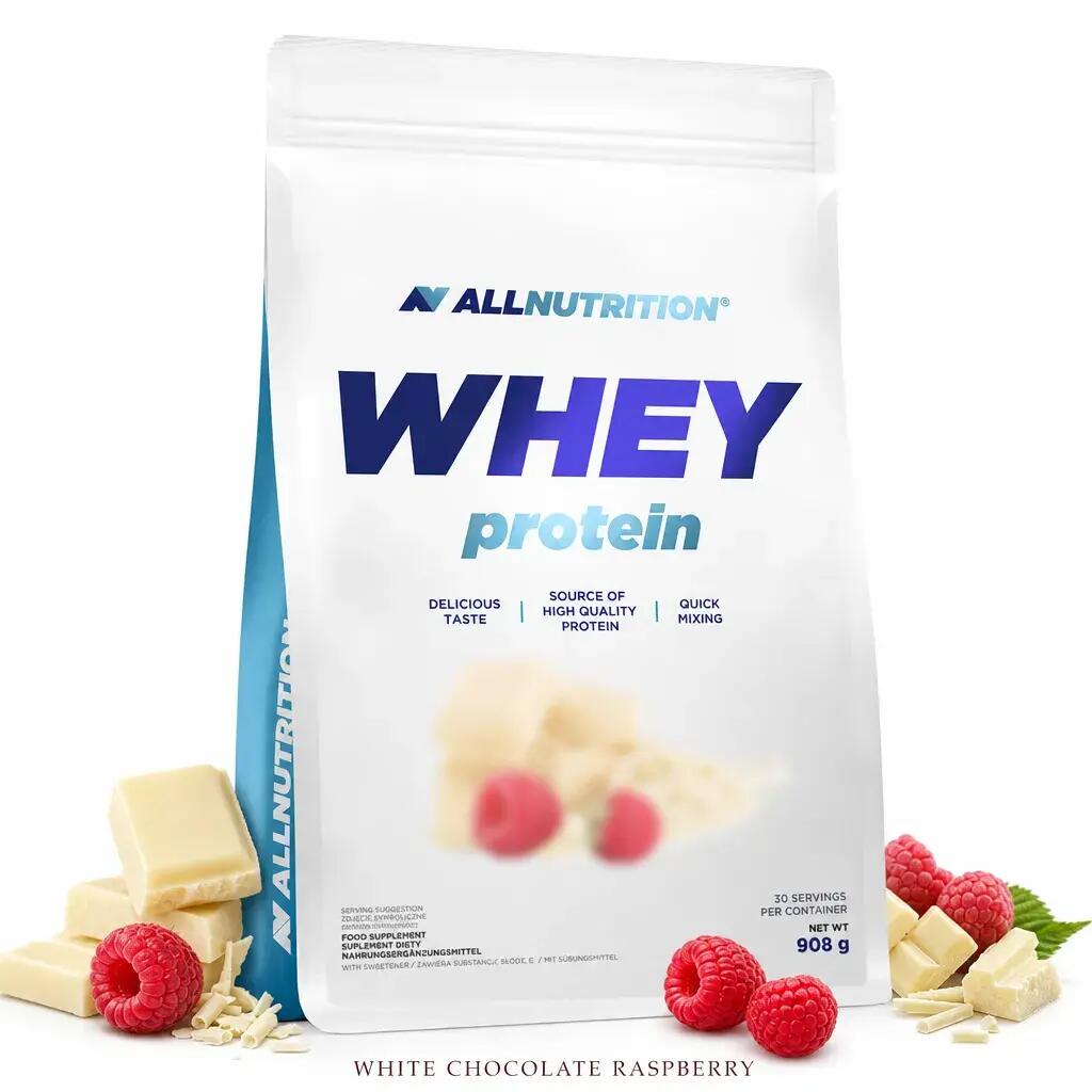 Allnutrition Whey Protein 908g White Chocolate Raspberry 2/2