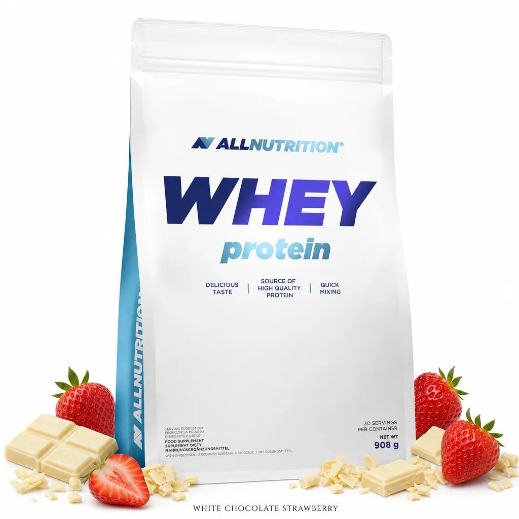 Odżywka białkowa WHEY PROTEIN WPC 908g Biała Czekolada-Truskawka 2/2