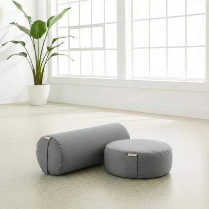 Yoga-Set Ananda (Meditationskissen Dhyana + Yoga-Bolster Samtosha)
