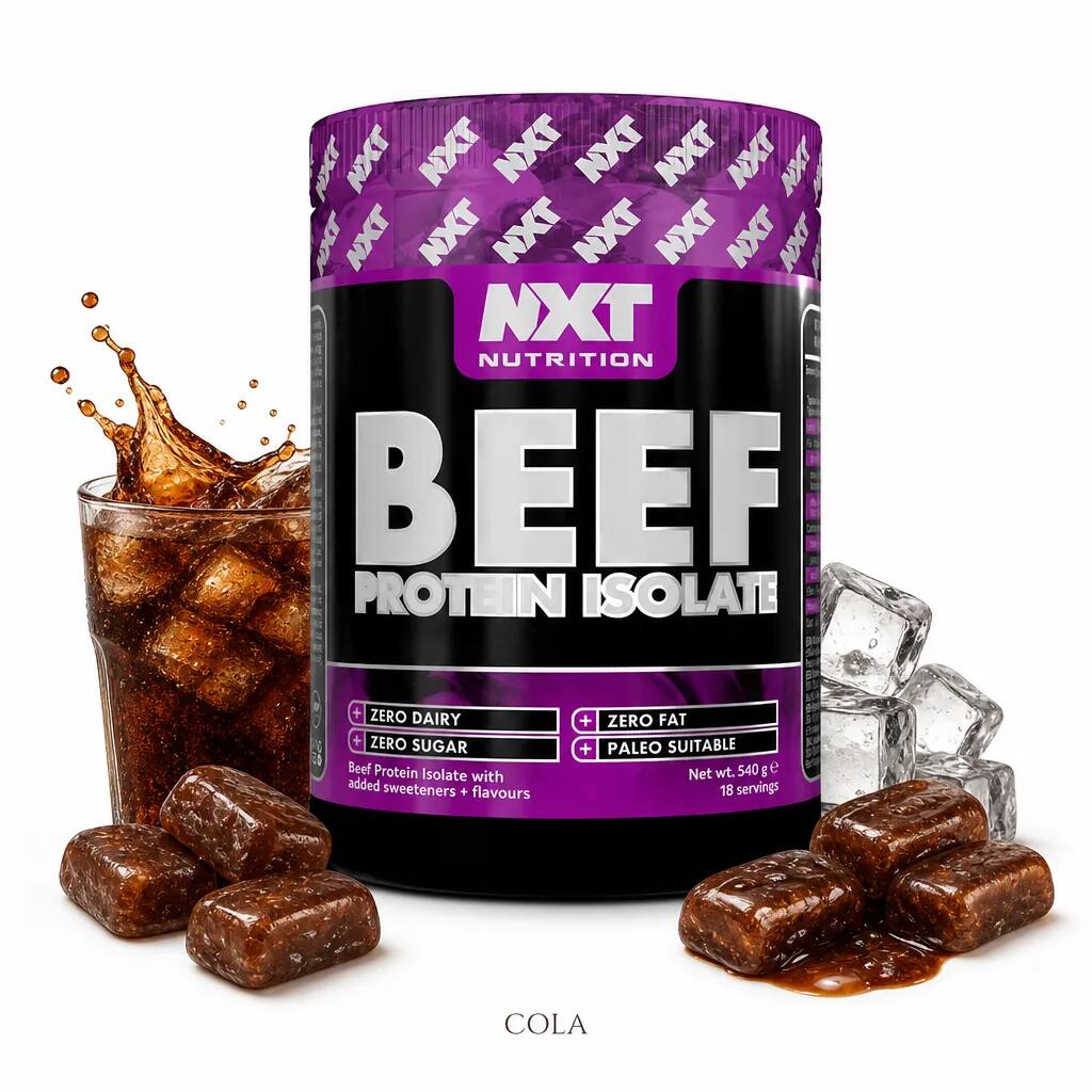 NXT Nutrition Beef Protein Isolate 540g cola