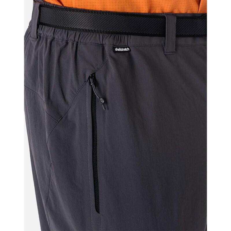 Pantalón senderismo hombre impermeable zip-off Torman Gris 4/5