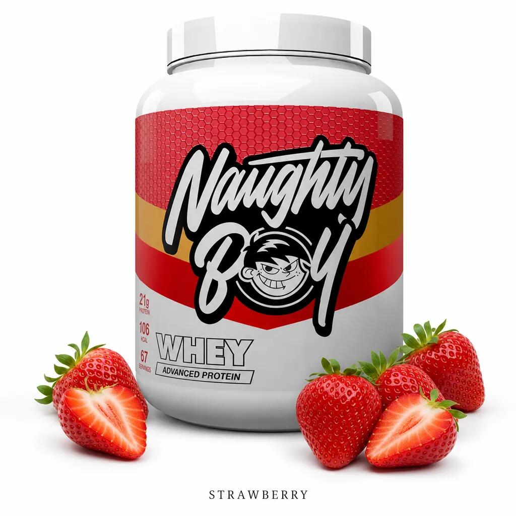 Naughty Boy Whey Protein 2010g strawberry