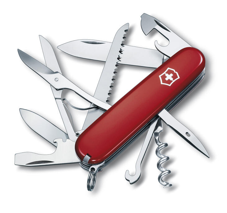 VICTORINOX Kapesní nůž HUNTSMAN, 91 mm, červený, blister