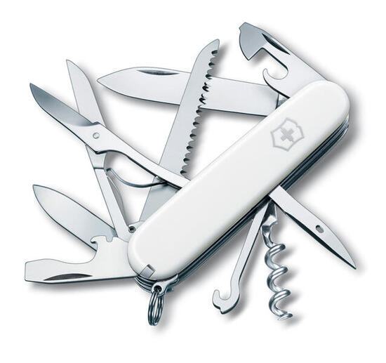 Couteau multifonction Victorinox Huntsman 15 fonctions Blanc
