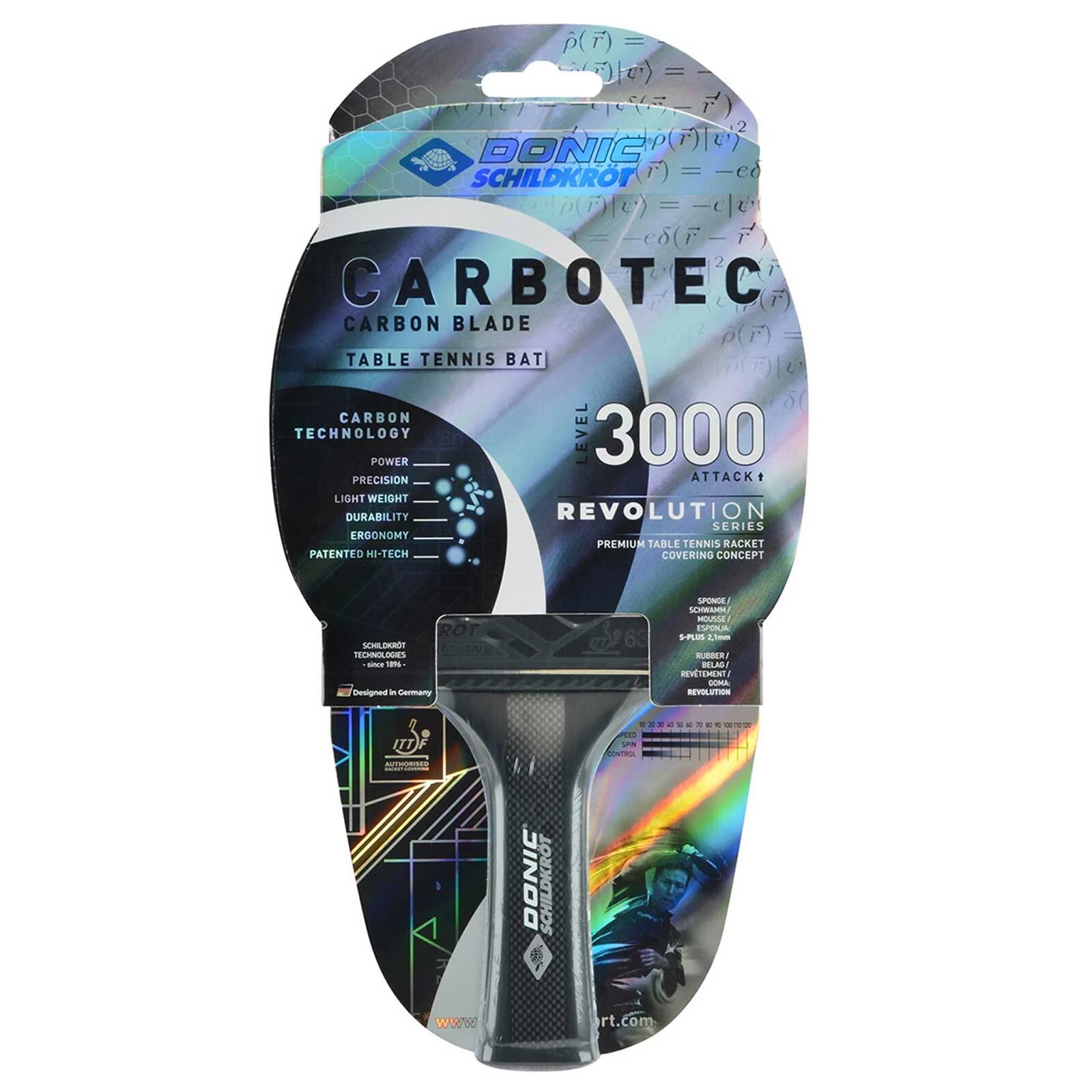 Racchetta da tennis da tavolo Schildkröt "CarboTec 3000 7/7