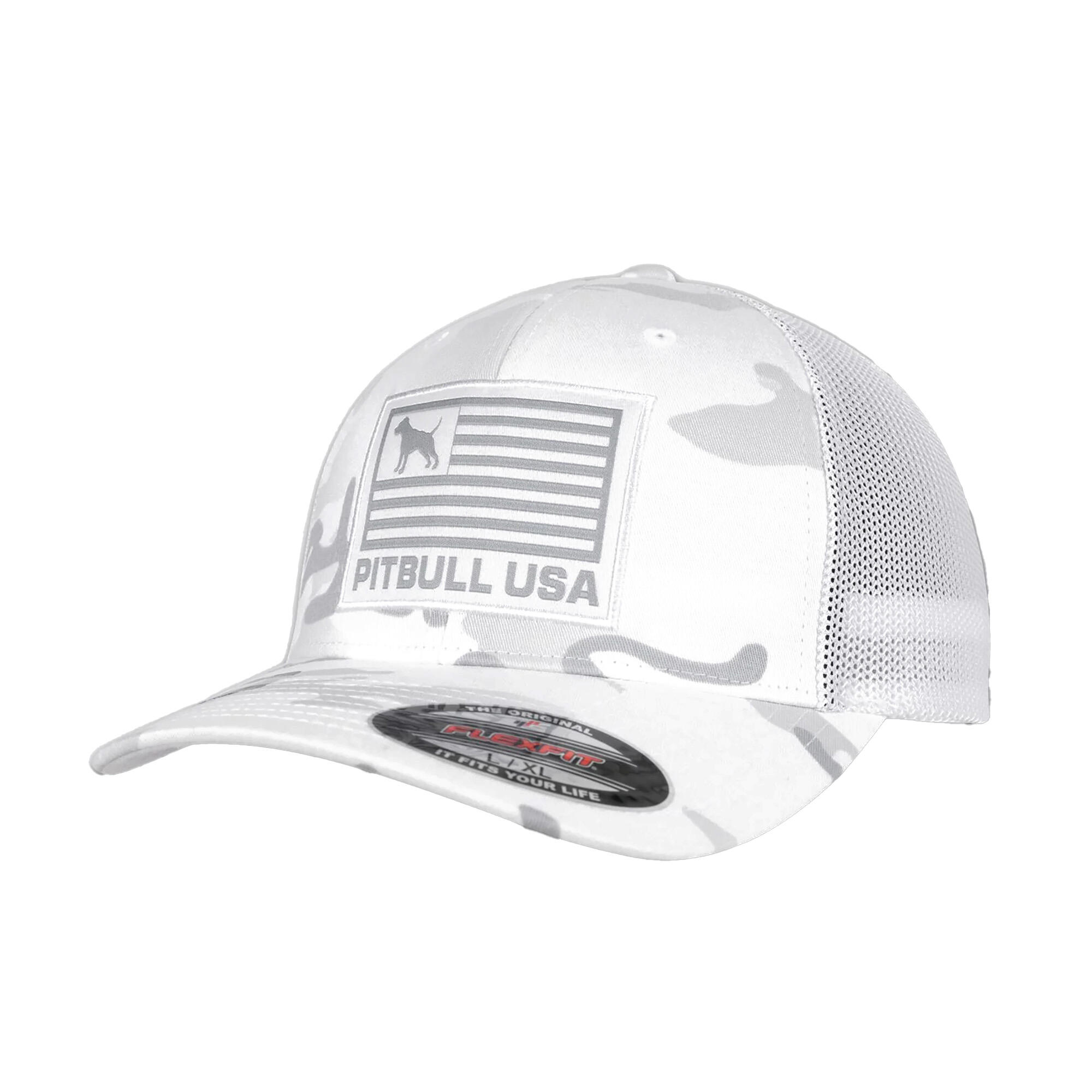 Cappellino da uomo con visiera Pitbull Mesh Full Cap Pitbull Usa Multicam 7/7