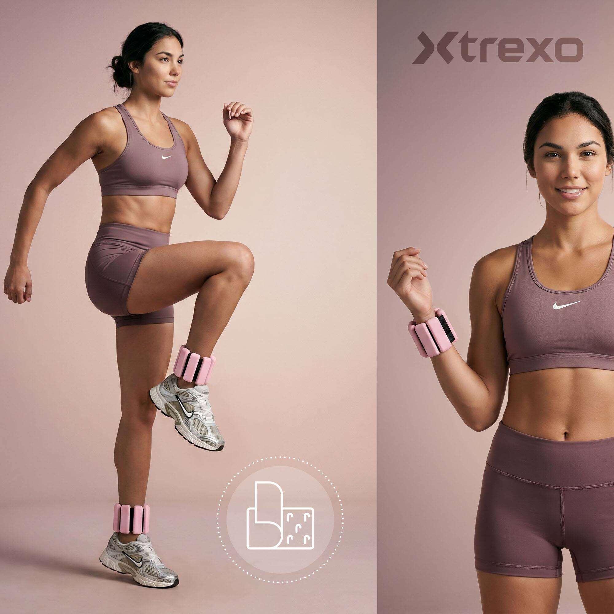 Obciążniki na kostki i nadgarstki XTREXO SCULPT 2 x 1 8/8