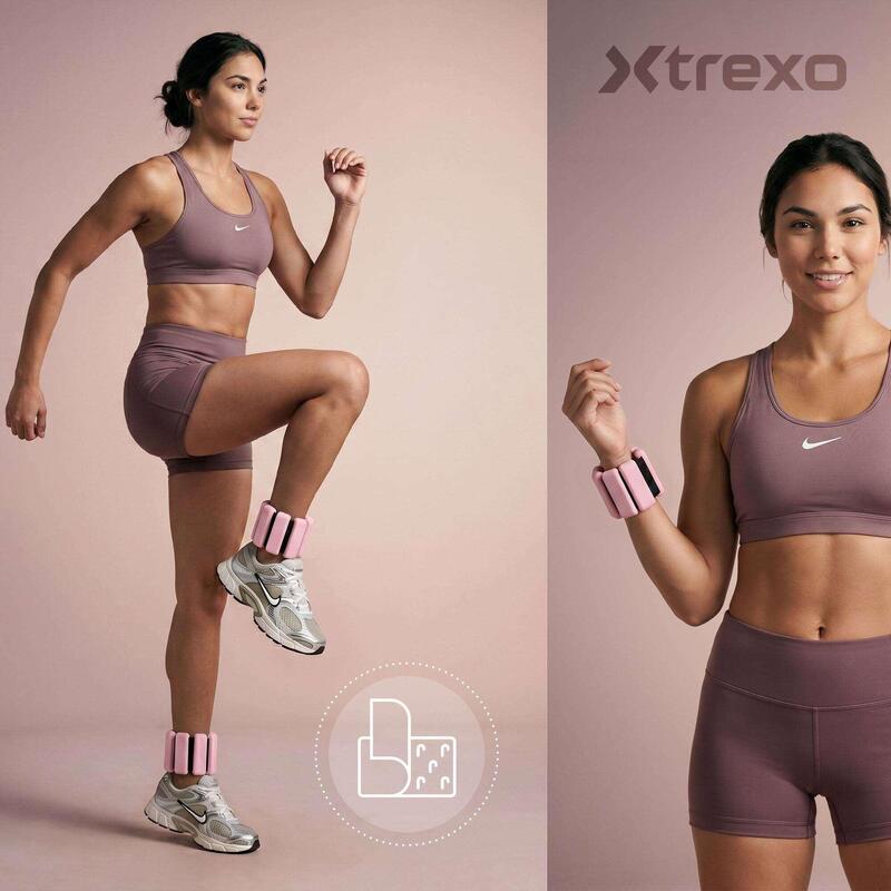 Greutăți pentru glezne și încheieturi XTREXO SCULPT 2 x 1
