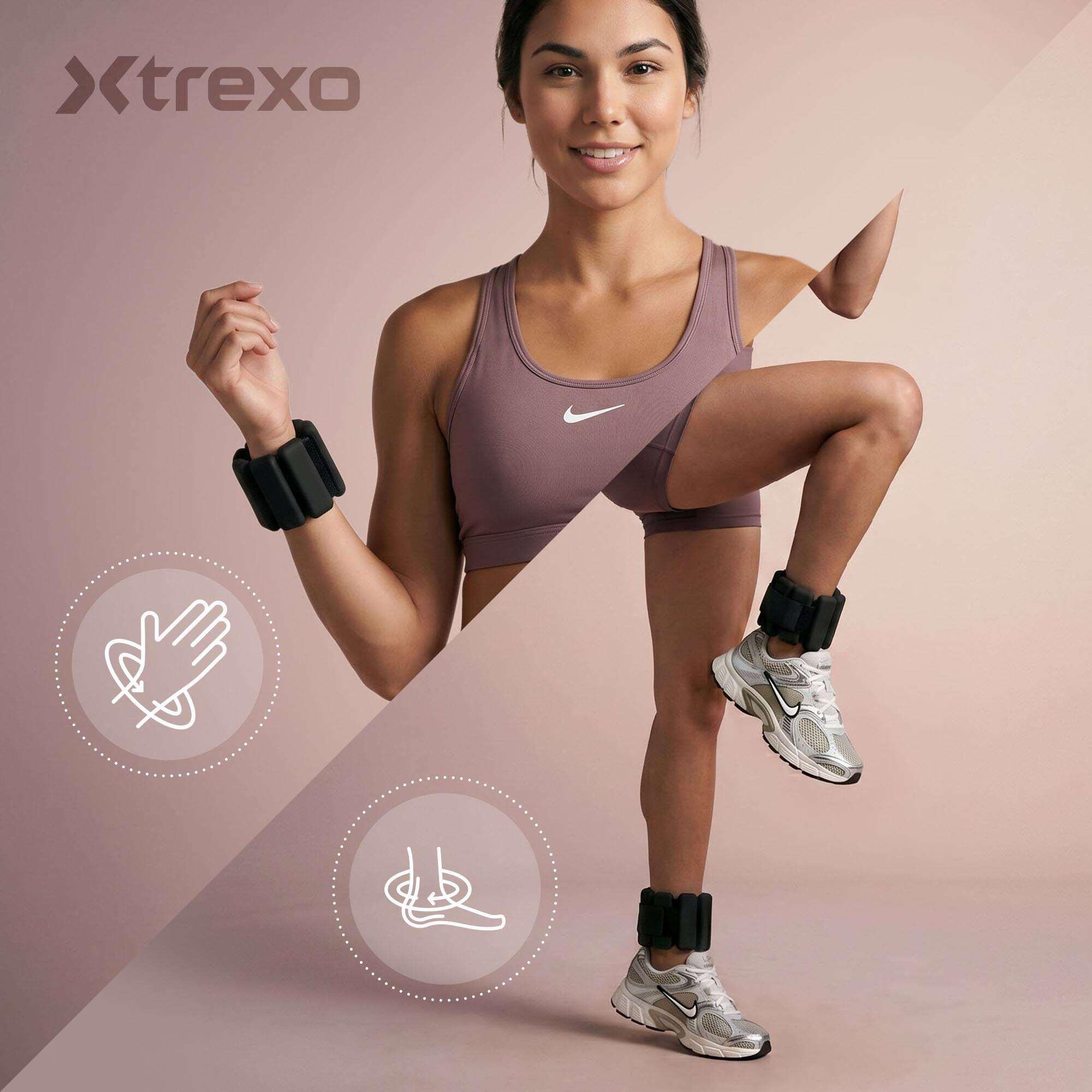 Obciążniki na kostki i nadgarstki XTREXO SCULPT 2 x 0,5 7/8