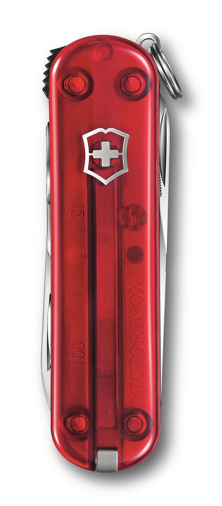 Kapesní nůž NAIL CLIP 580, 65 mm, červený transparentní 2/2