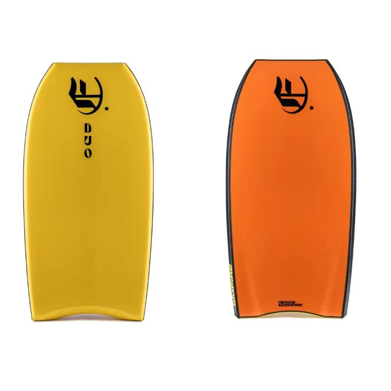 Empire DUO PE Bodyboard, Yellow/Orange, 40
