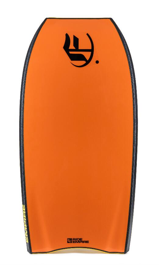Prancha de Bodyboard Empire DUO PE Amarelo/Laranja 40 3/3