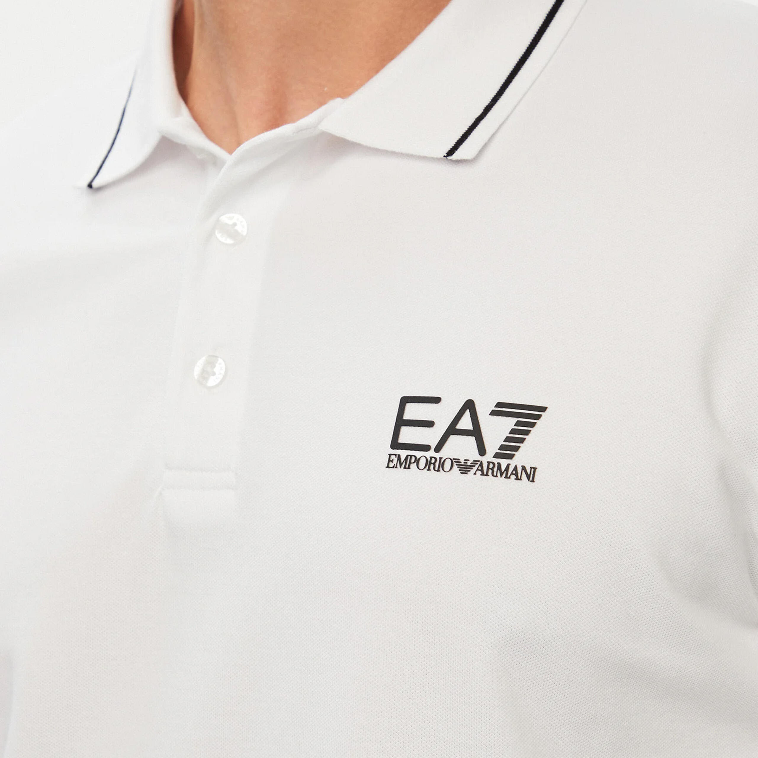 polo manches courtes  HOMME BLANC 4/5