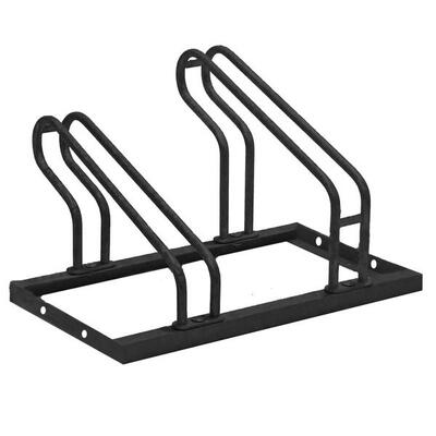 Brasq fietsenrek voor 3 fietsen - gegalvaniseerd staal - zwart