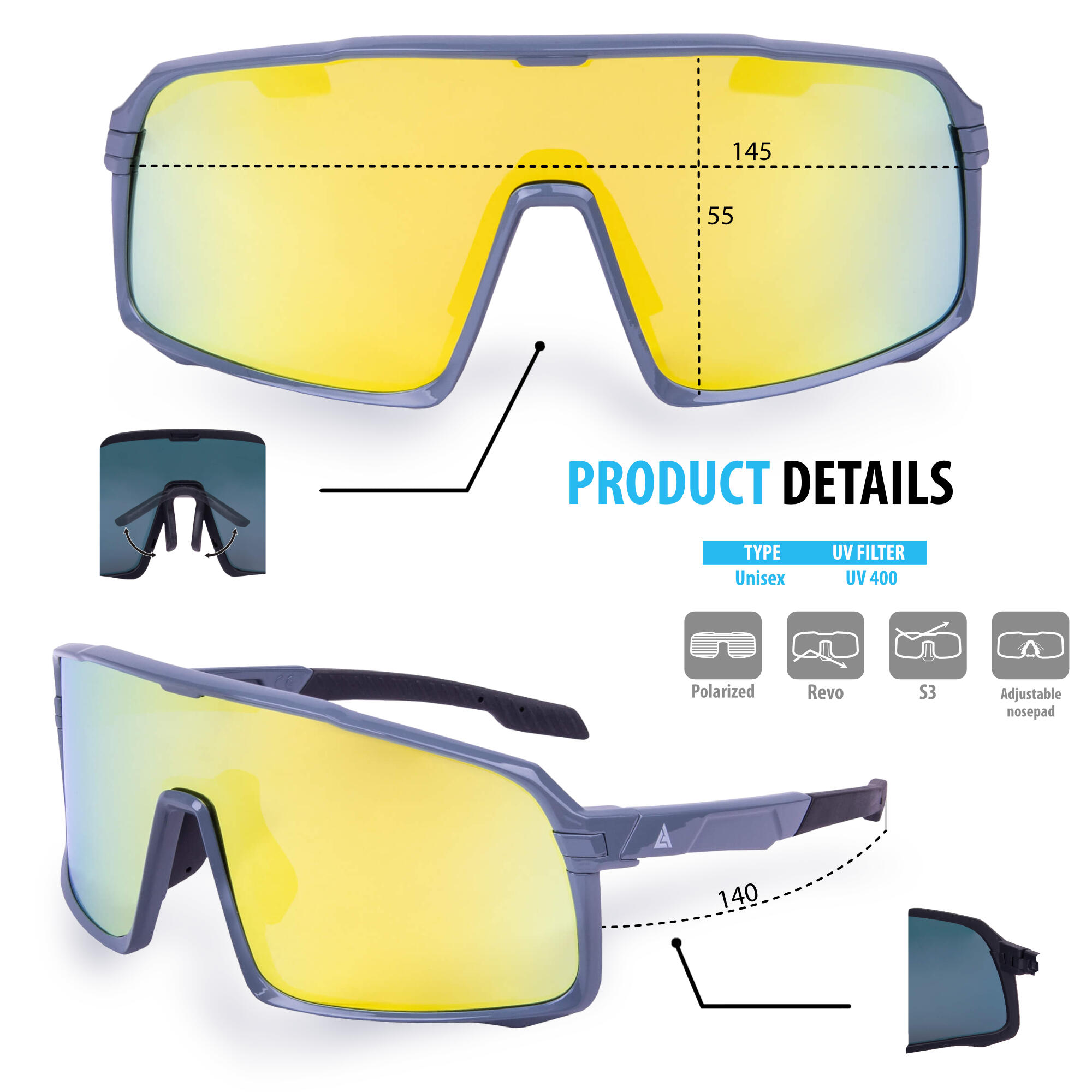 Lunettes de soleil polarisées HENRY 7/7