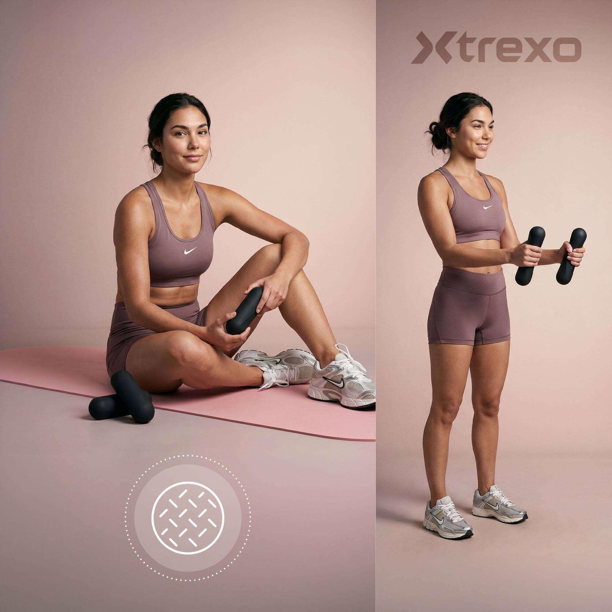 Zestaw hantli XTREXO SCULPT 2 x 1 8/8