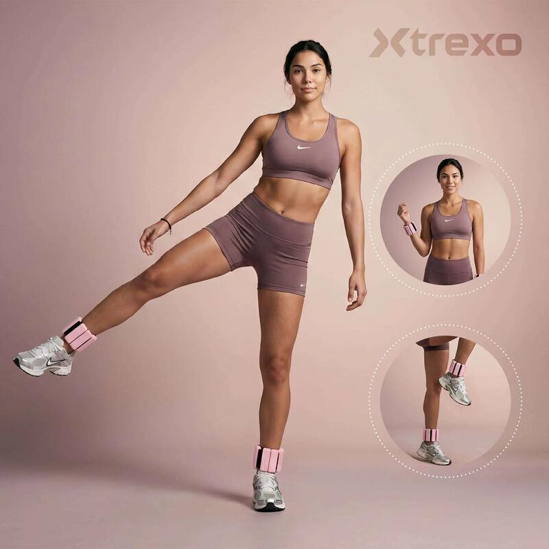 Greutăți pentru glezne și încheieturi XTREXO SCULPT 2 x 1