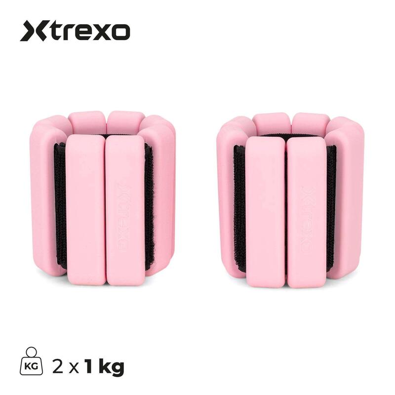 Greutăți pentru glezne și încheieturi XTREXO SCULPT 2 x 1