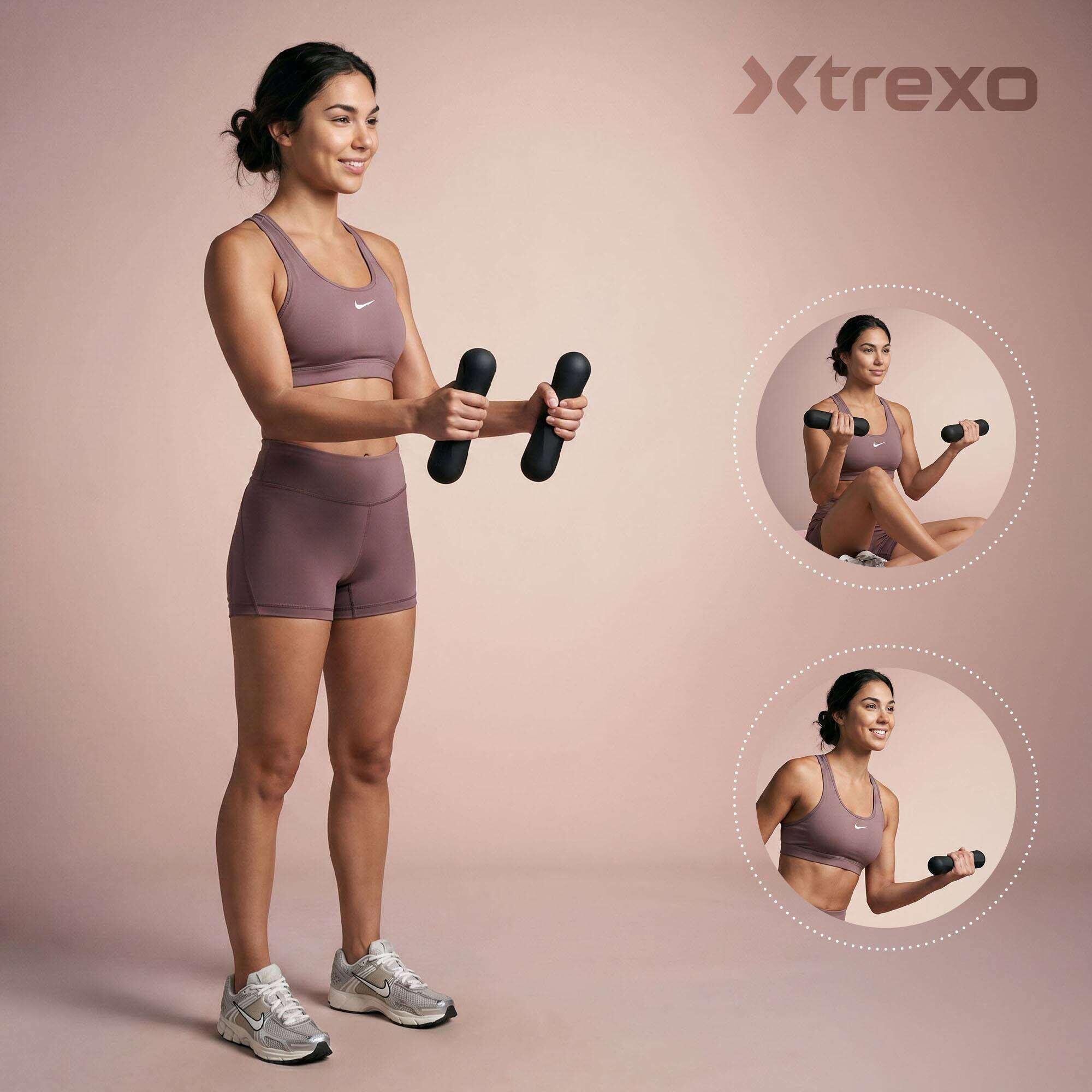 Zestaw hantli XTREXO SCULPT 2 x 1 4/8