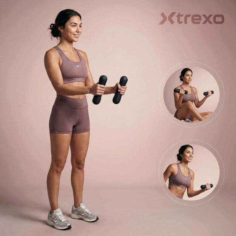 Set gantere XTREXO SCULPT 2 x 1