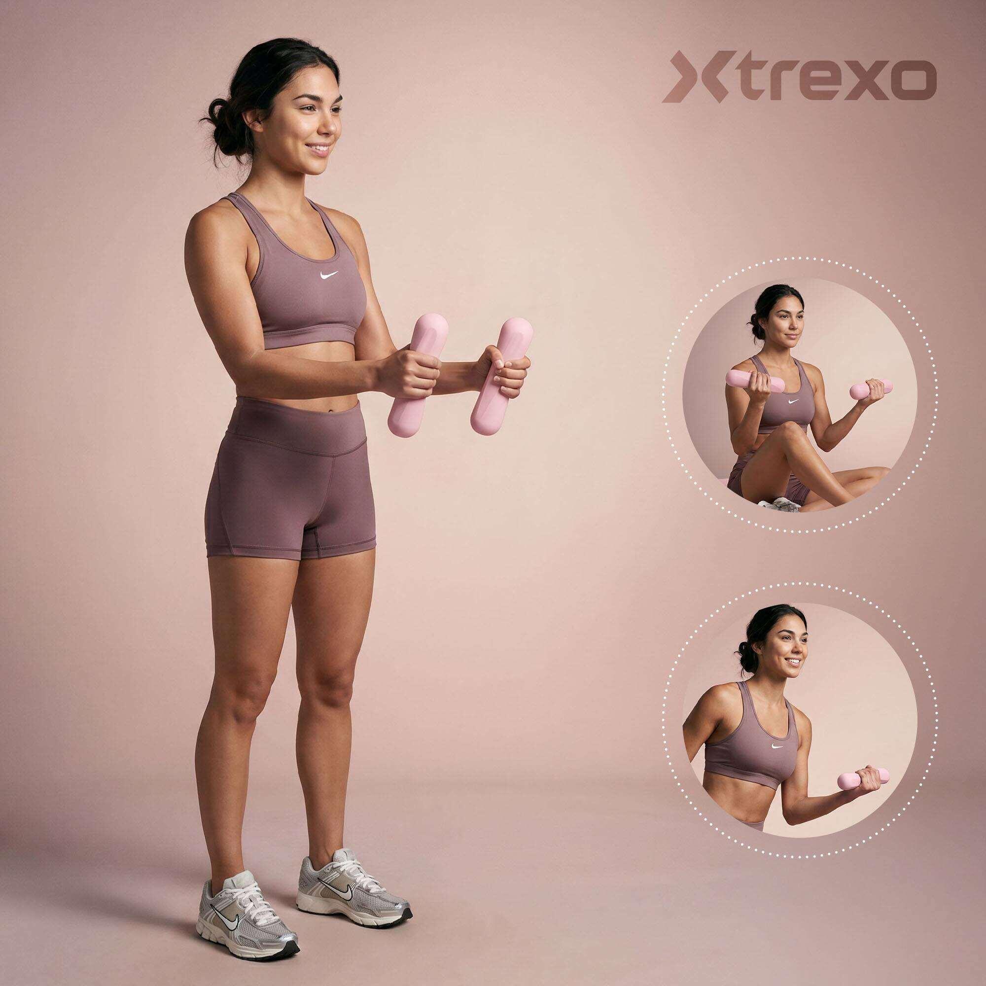 Zestaw hantli XTREXO SCULPT 2 x 1 4/8