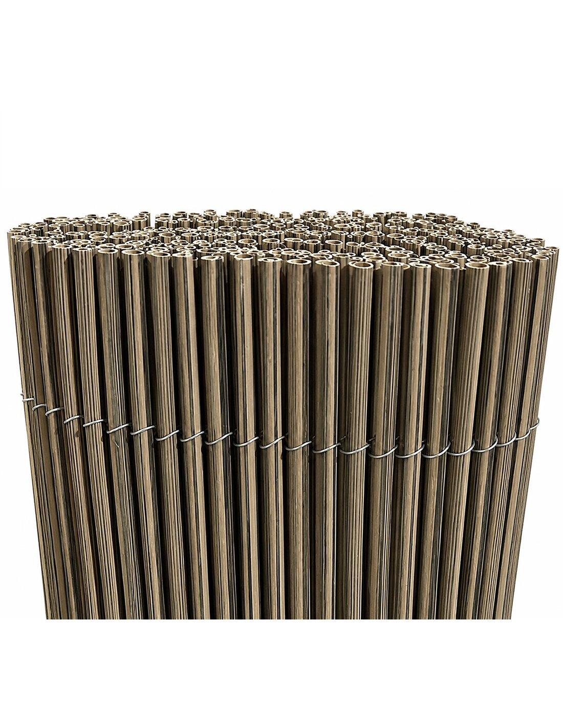 Mimbre Artificial con Tratamiento Anti-U JARDIN202 Marrón 1,5x3m 4/5