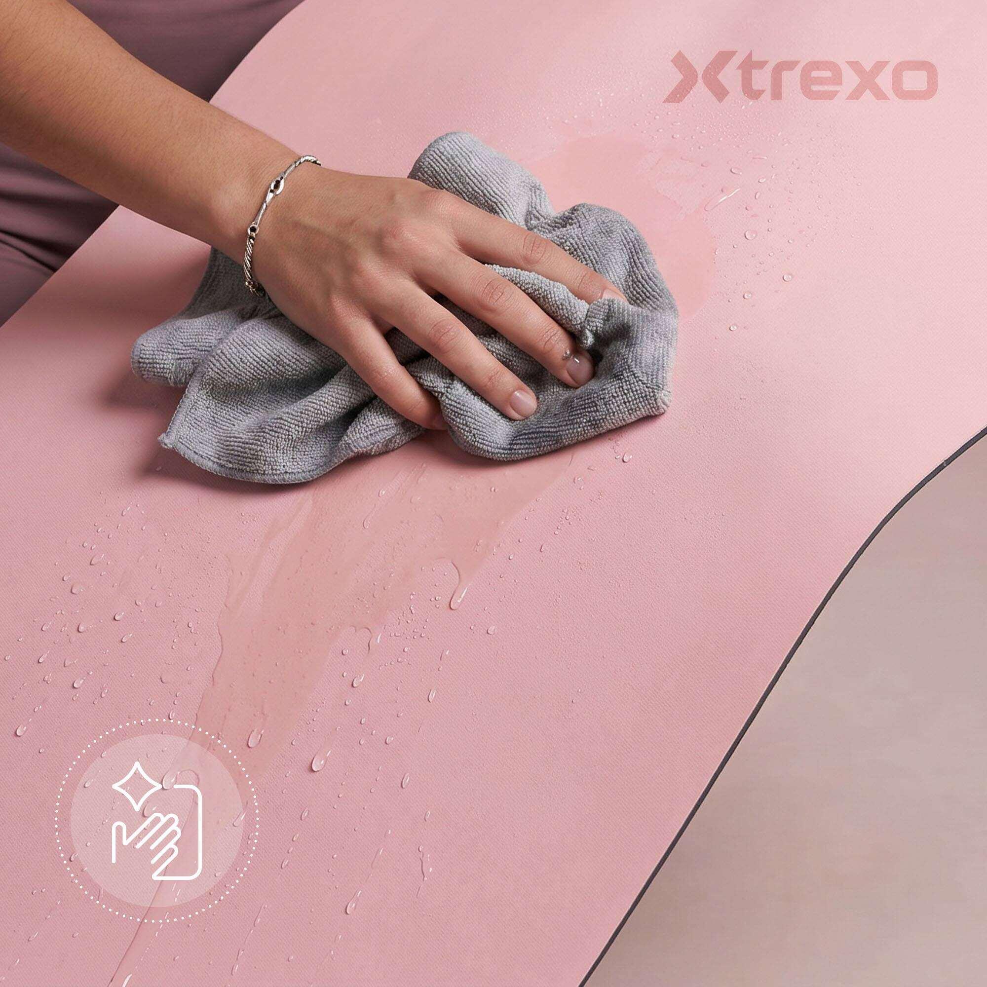 Esterilla de ejercicio y yoga XTREXO SCULPT redondeada 183 x 61 6/8