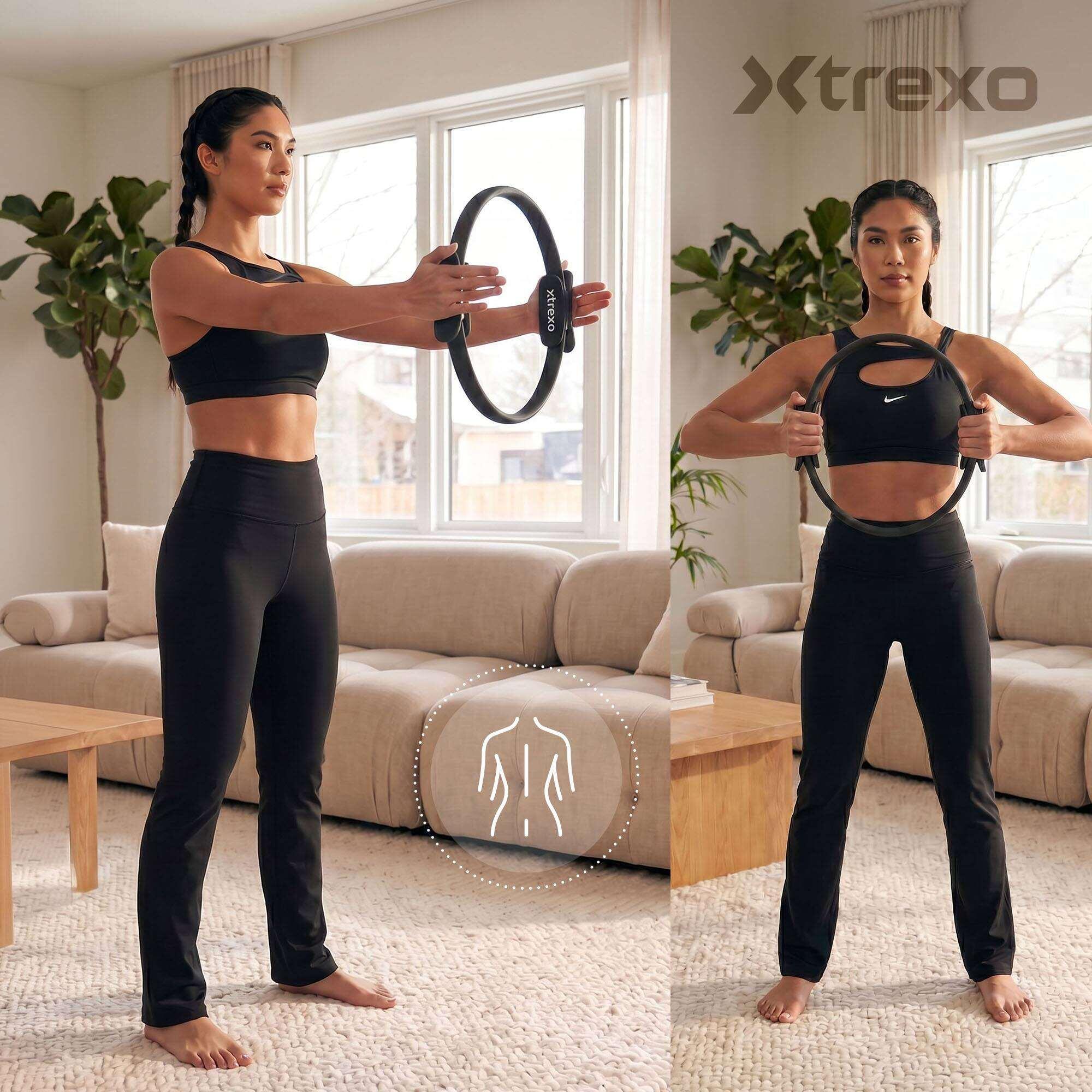 Obręcz do pilatesu XTREXO SCULPT 8/8