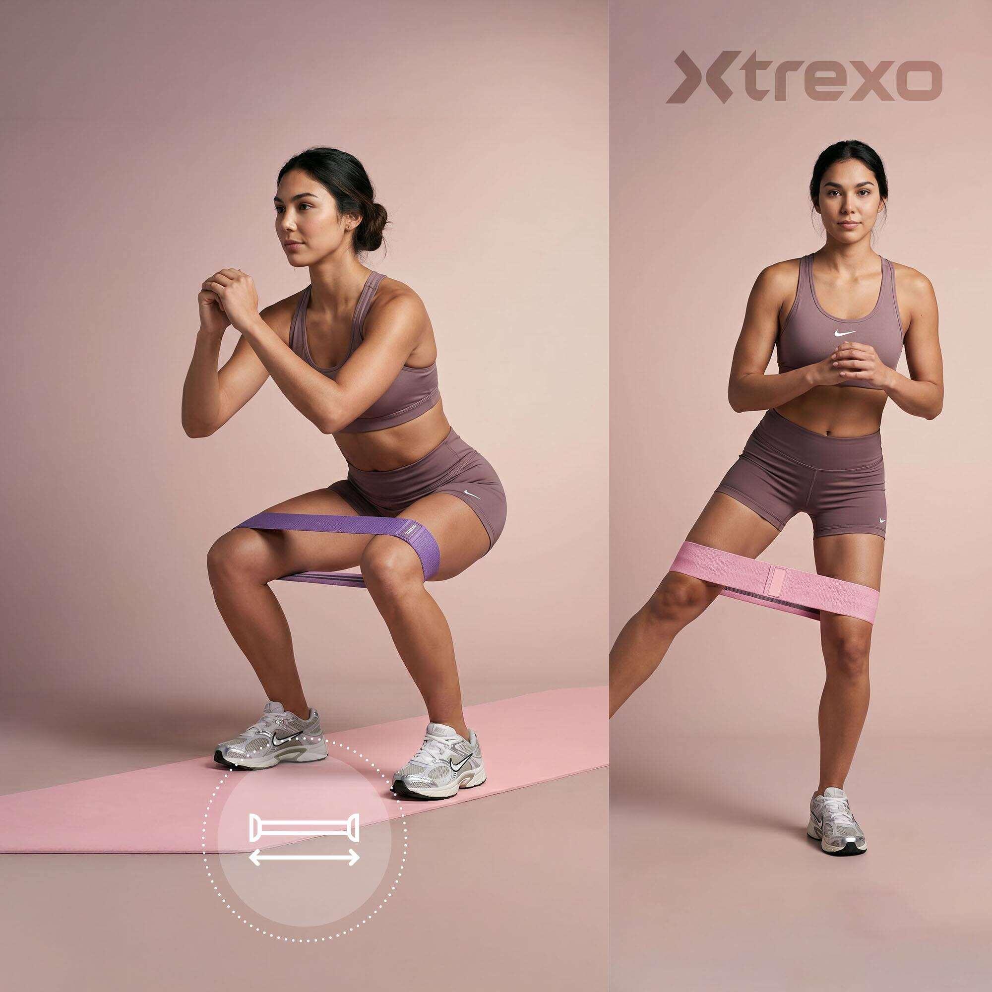 Conjunto de faixas de resistência XTREXO SCULPT 8/8