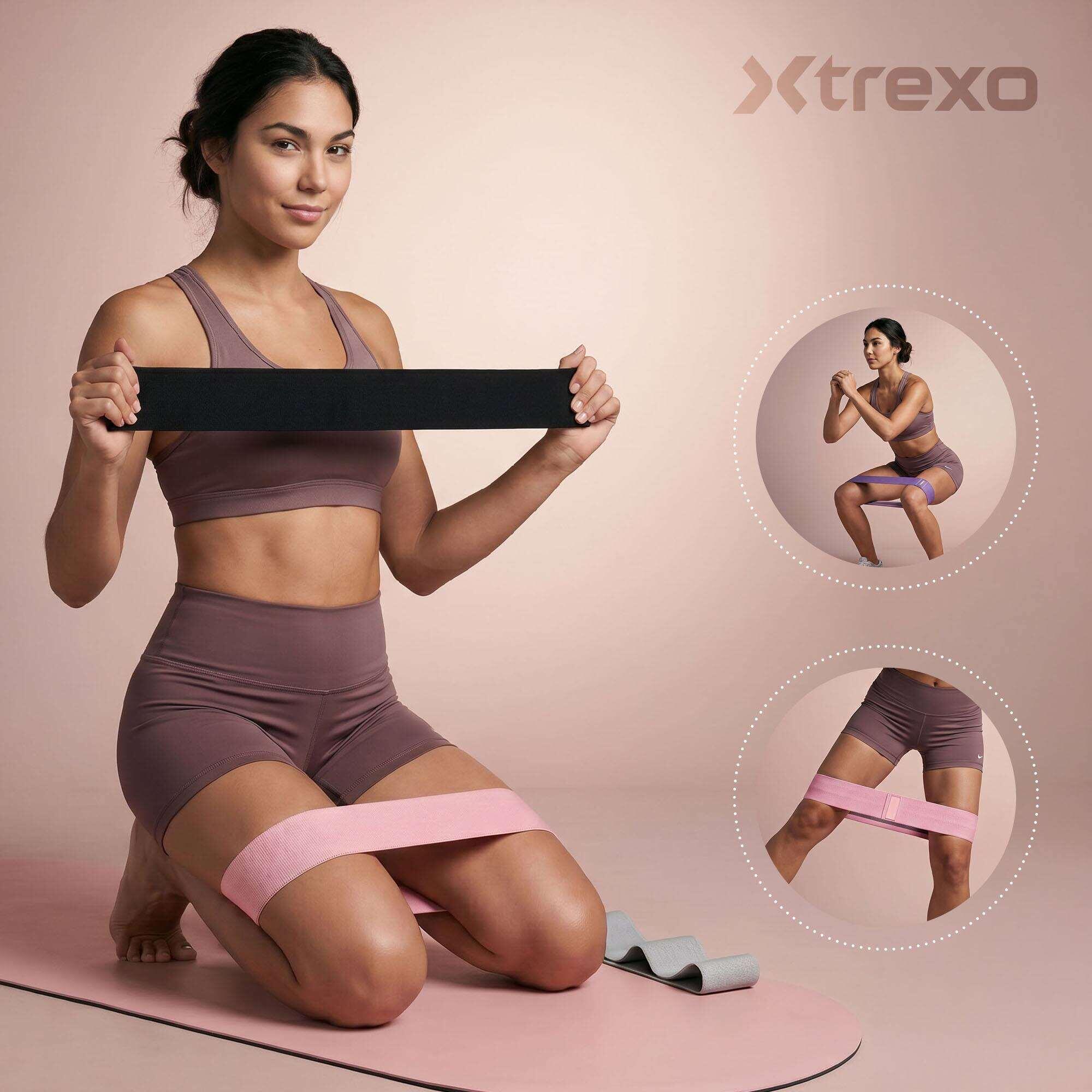 Conjunto de faixas de resistência XTREXO SCULPT 4/8