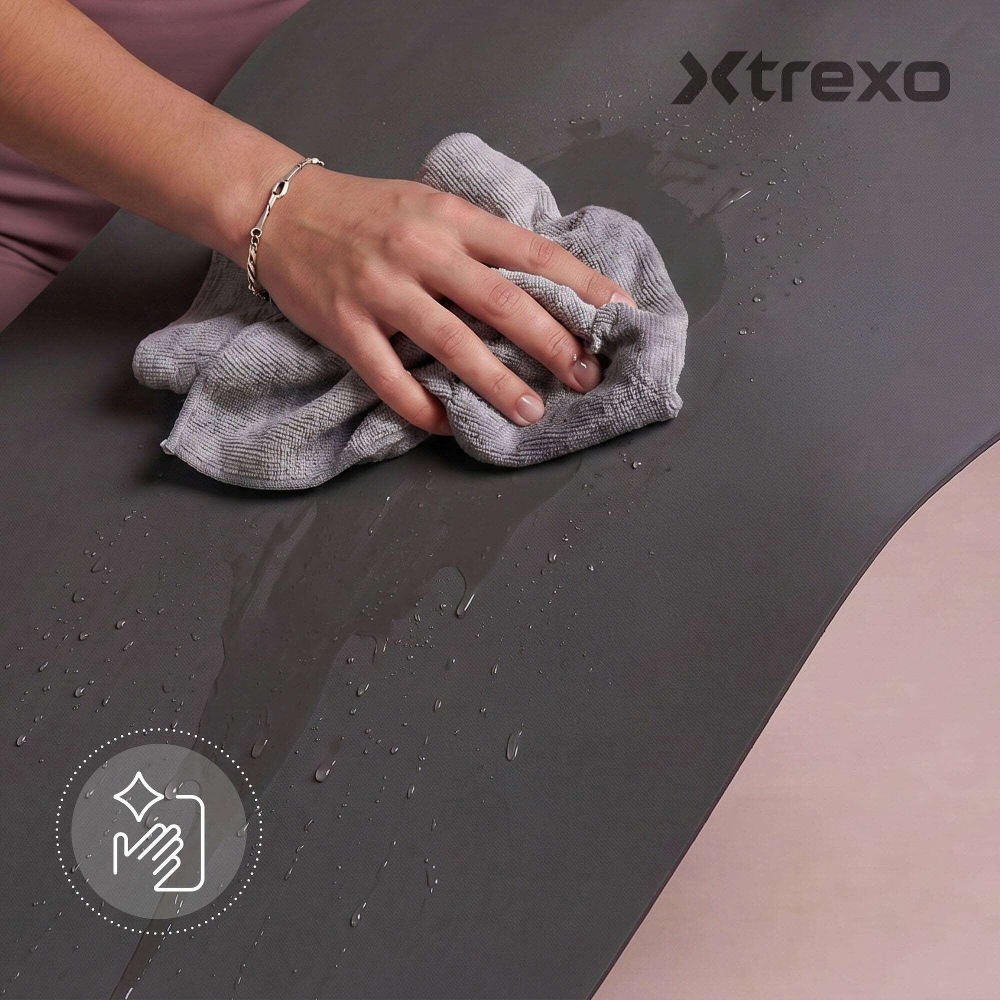 Tapete de exercícios e yoga XTREXO SCULPT arredondado 183 x 61 6/8