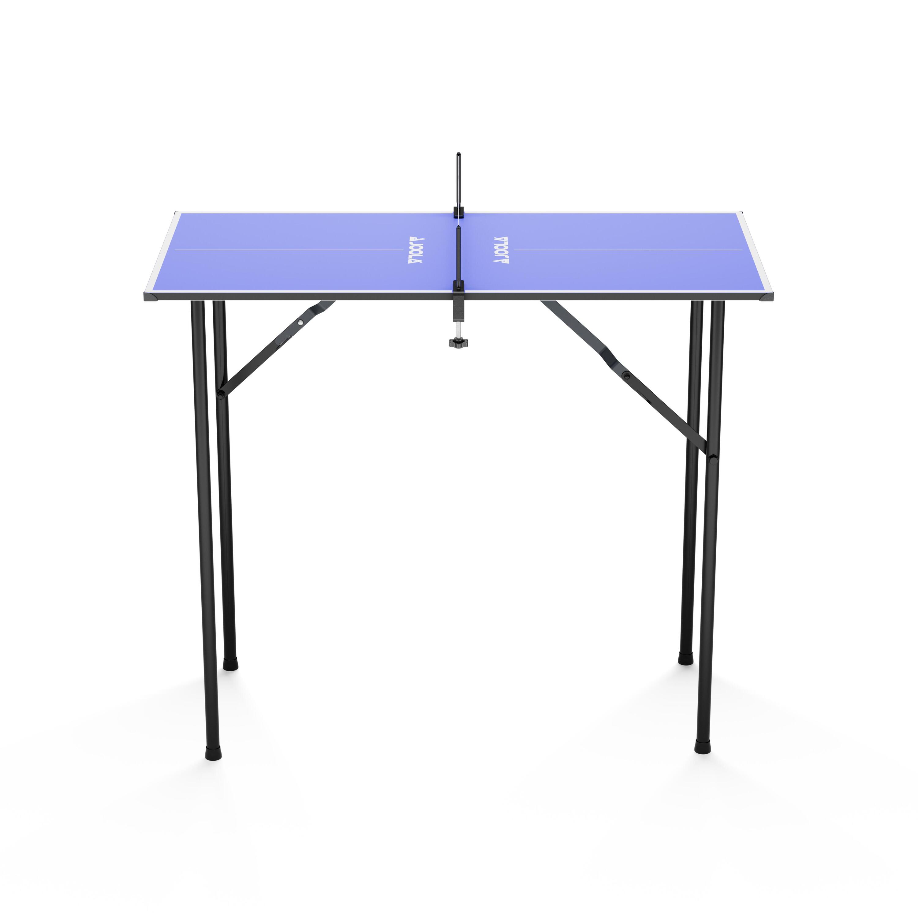 Tafeltennistafel mini indoor blauw 3/5